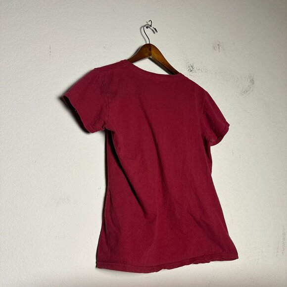 Biker Betty Boop Cartoon Motorcycle Y2K Flaming Graphic T Shirt Women S Red - Picture 7 of 10